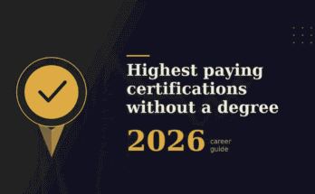 Highest paying certifications without a degree In 2026